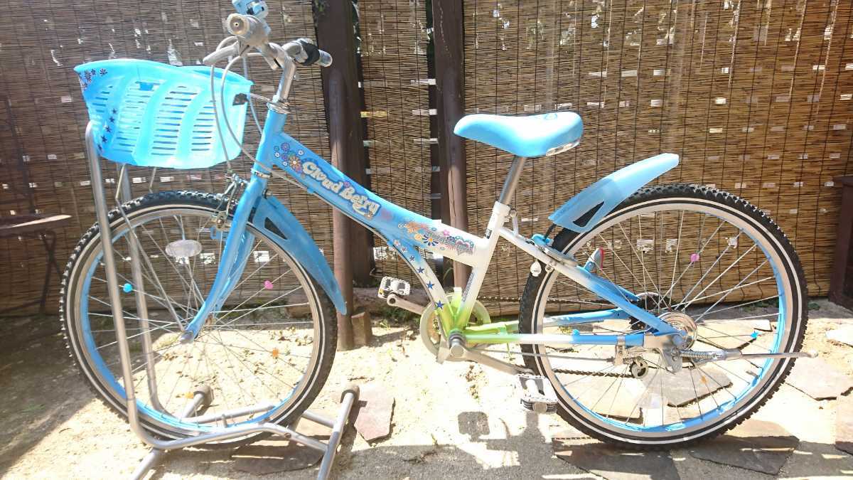 水色 24インチ 子供用自転車[引取り限定] 水色 24インチ 子供用自転車[引取り限定]
