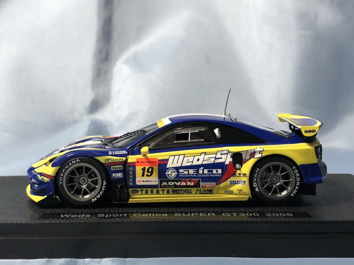 エブロ製 ウェッズ スポーツ セリカ スーパーGT 300 2006年 1/43の落札