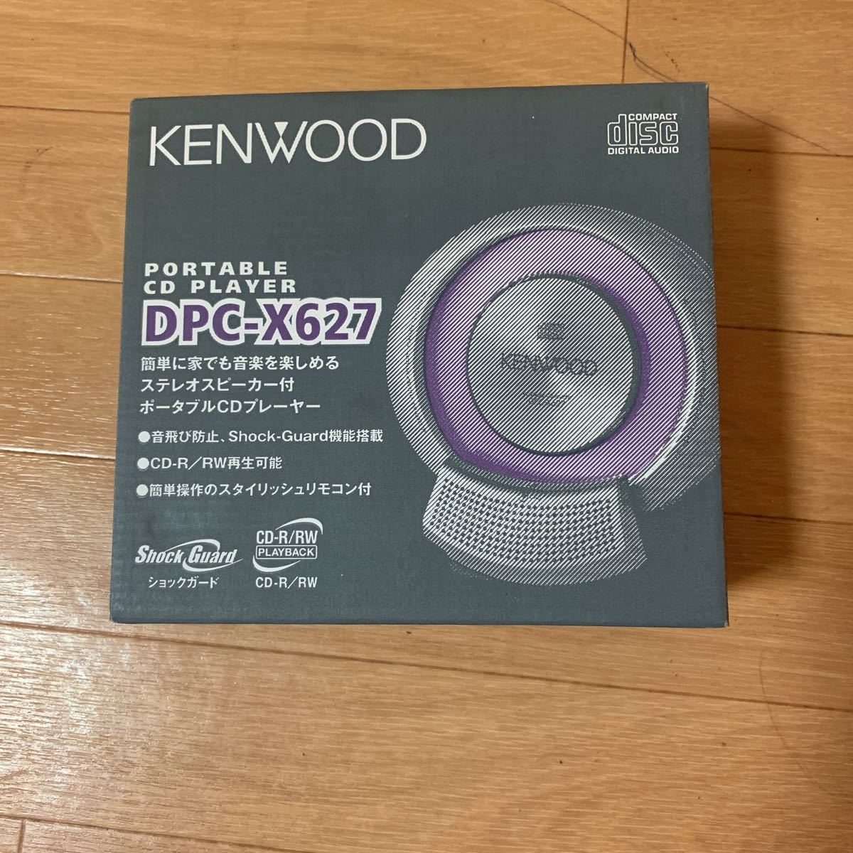 新品】KENWOOD ケンウッド ポータブル CD プレーヤー DPC-X627 の落札