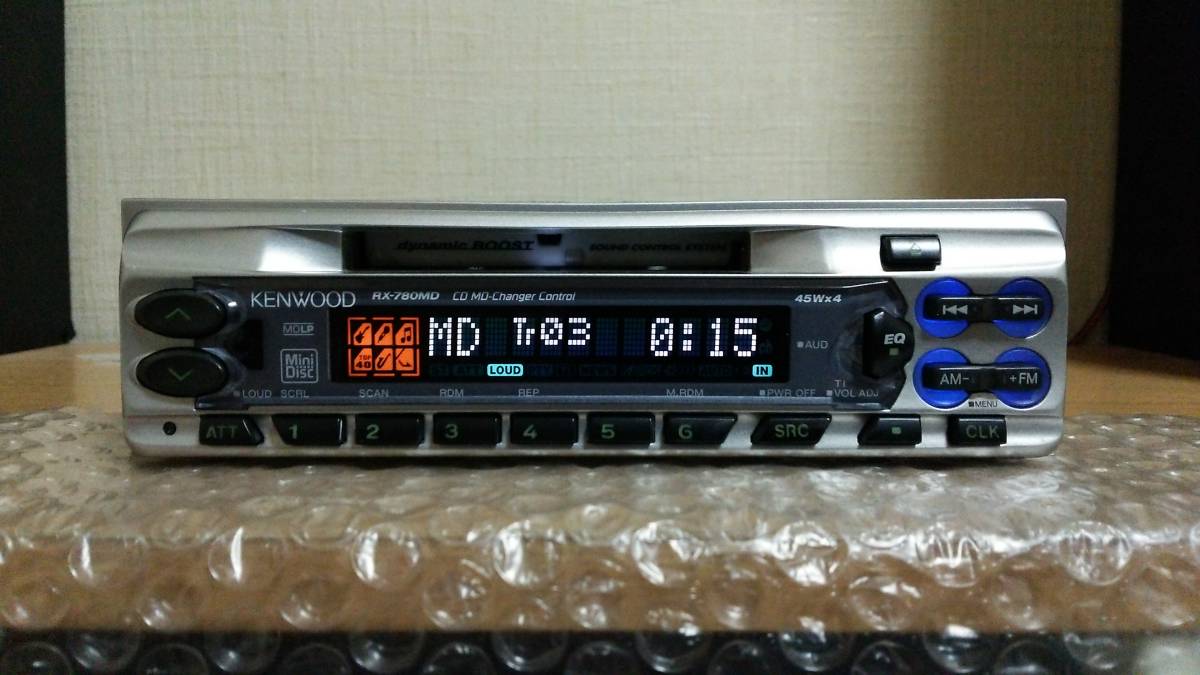 KENWOOD ケンウッド MDデッキ MDプレーヤー オーディオ RX-780MD 1din