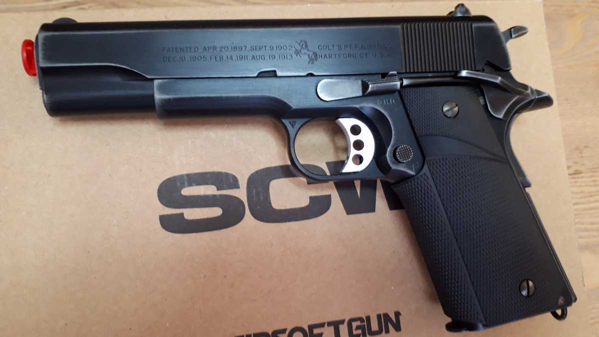 scw 1911 wa ガバメント ブラックホークダウン ウエスタン アームズ