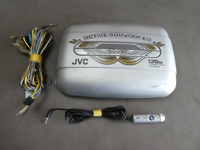 音出しOK JVC チューンナップウーハー パワードサブウーハー CS-DA222