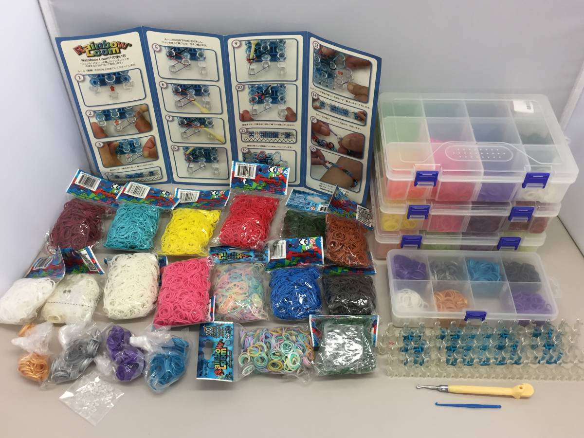 Rainbow Loom レインボールーム ゴム 本体 まとめ売りセット 0523 01 の落札情報詳細 ヤフオク落札価格情報 オークフリー スマートフォン版