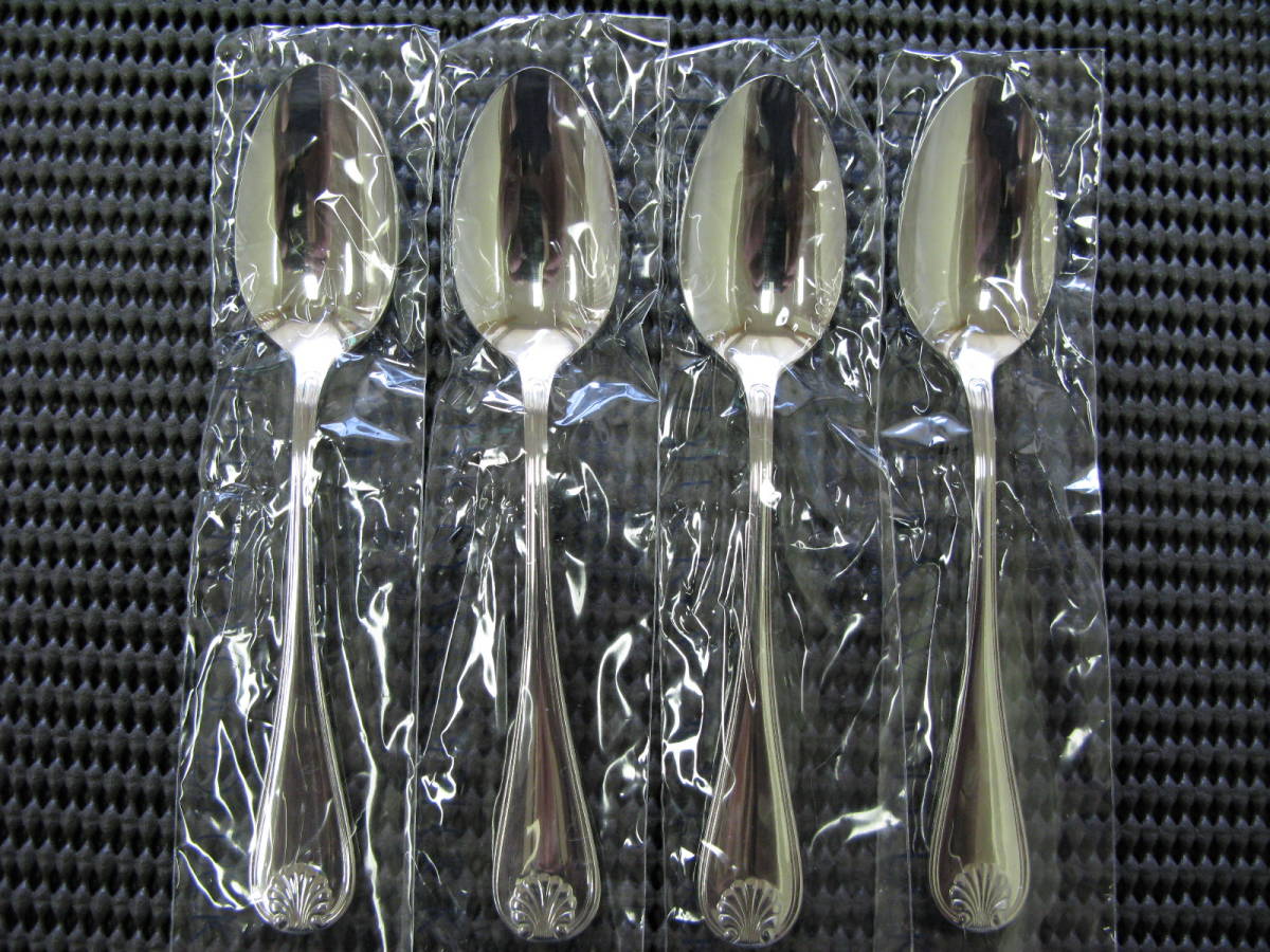 LUCKYWOOD 純銀 ティースプーン4本セット LUCKYWOOD 純銀 ティースプーン4本セット パリ〉ティースプーン No