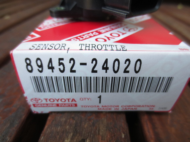 新品 トヨタ Jzx100 マーク ツアラv チェイサー ツアラv クレスタ ルラーン スロットルポジションセンサー 純正部品品番452 240 未使用品 の落札情報詳細 ヤフオク落札価格情報 オークフリー スマートフォン版