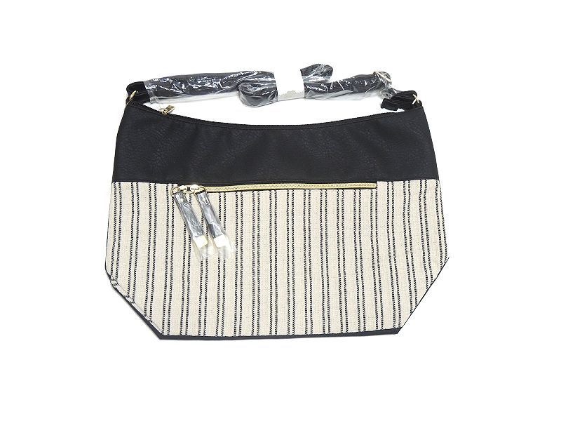 新品 １円 Hushush ハッシュアッシュ ストライプショルダーバッグ 新品 の落札情報詳細 ヤフオク落札価格情報 オークフリー スマートフォン版