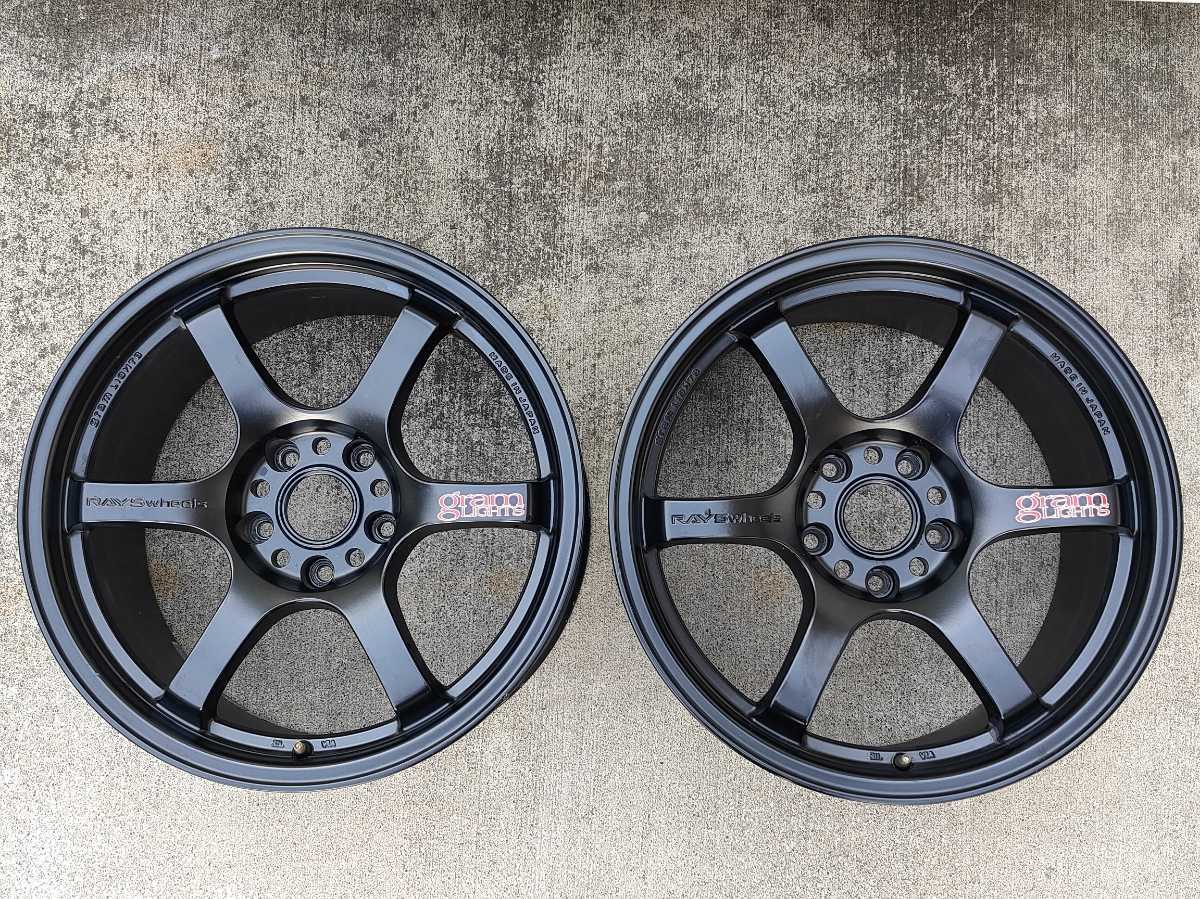 RAYS レイズ グラムライツ 57DR 輸入モデル 17×9j+22 2本 シルビア