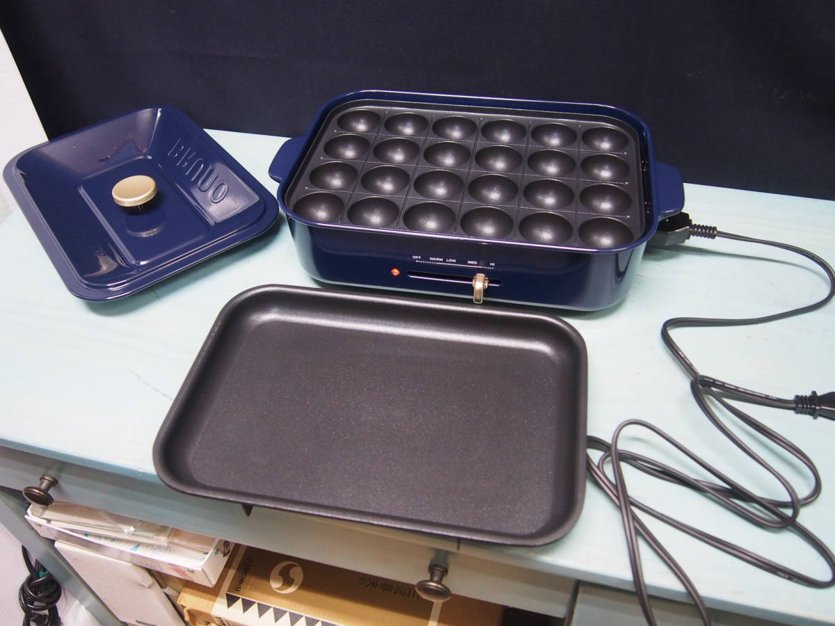 ほぼほぼ未使用 Burno ブルーノ コンパクトホットプレート Boe021 ネイビー の落札情報詳細 ヤフオク落札価格情報 オークフリー スマートフォン版