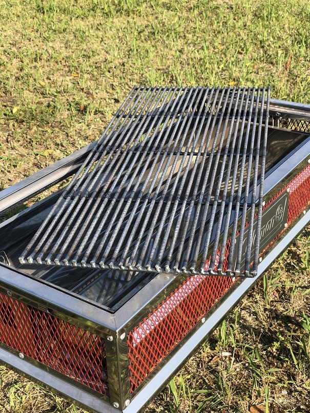 6ｍｍ鉄丸棒金網のみ　コールマン コンロ クールスパイダーステンレスグリル レッド 用 コールマン クールスパイダープロ対応グリルプレート：バーベキュー