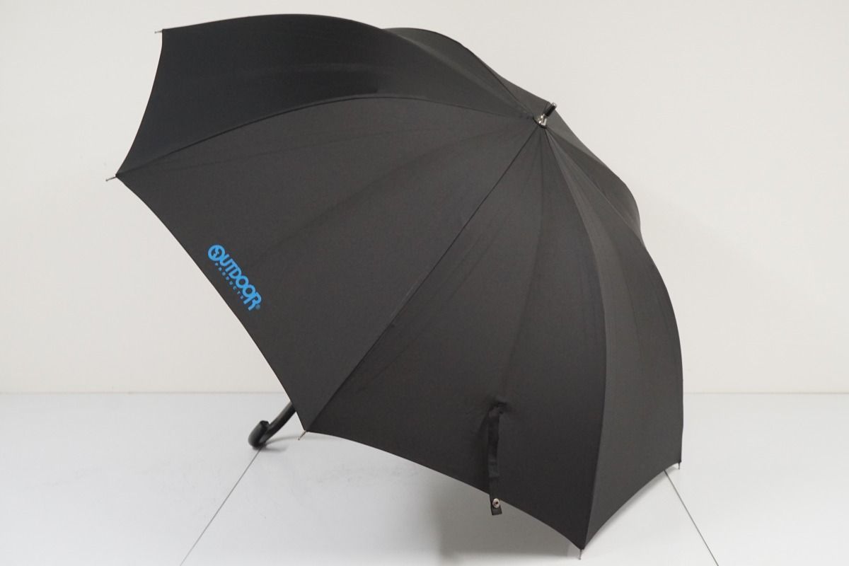 A3467 Outdoor Products アウトドアプロダクツ 紳士耐風傘 Used美品 ブラック ブルーパイピング ジャンプ 超大判 70cm Kr の落札情報詳細 ヤフオク落札価格情報 オークフリー スマートフォン版