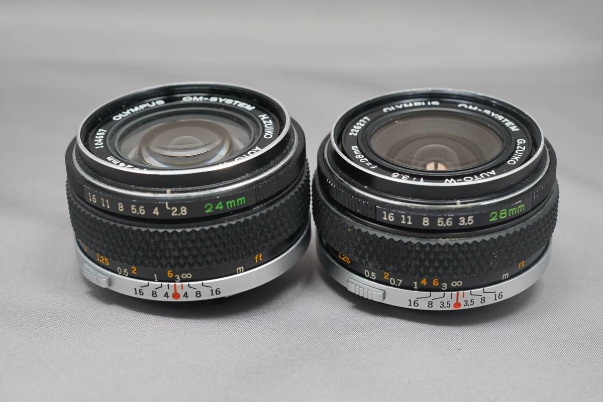 OLYMPUS H.ZUIKO AUTO-W 24mm F2.8 レンズ ジャンク】オリンパス