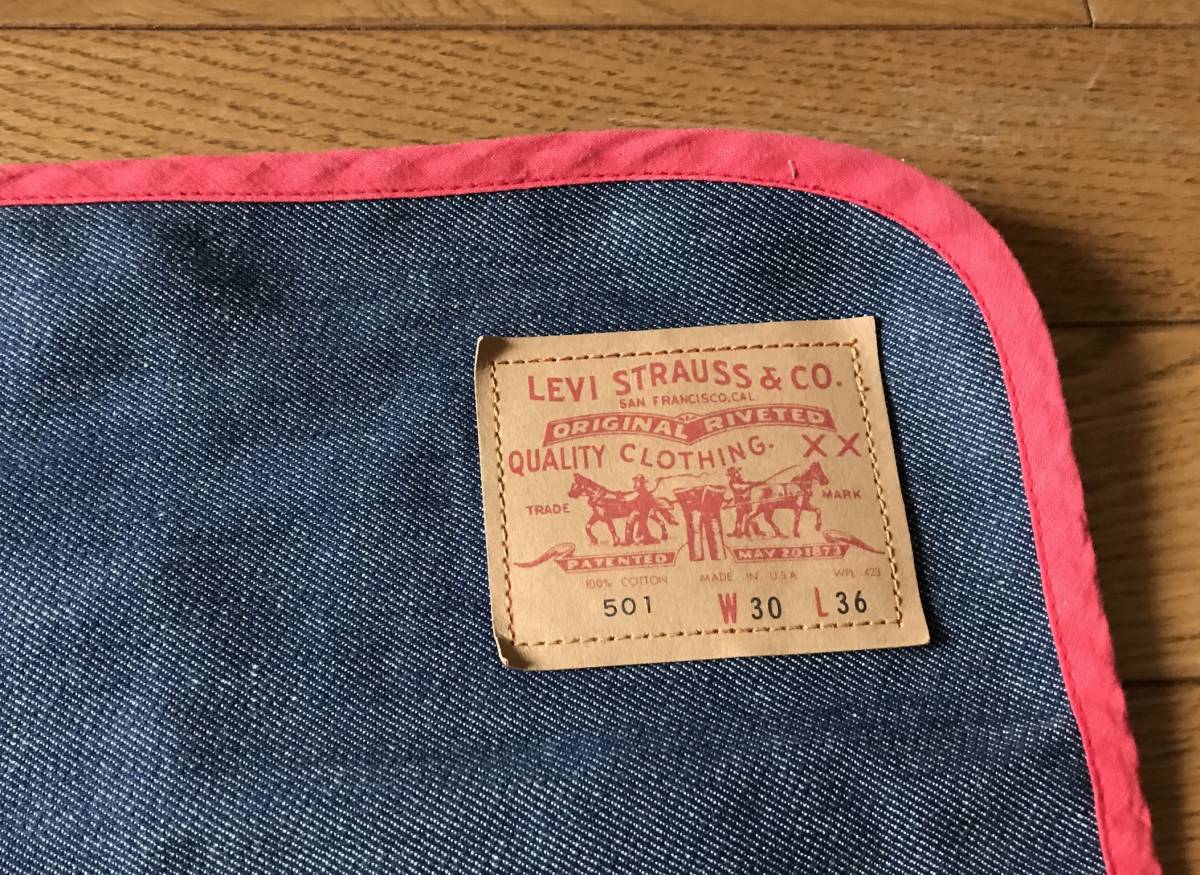 希少 Levi’s 501 70s 80s デニム ランチョンマット リーバイス 希少 Levi's 501 70s 80s デニム ランチョンマット リーバイス 70s希少