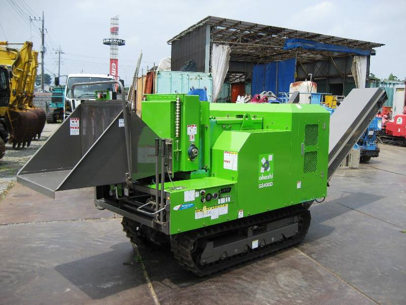 埼玉発 程度極上機 竹樹木粉砕機 Gs400d 大橋製 最大処理径cm 15年 激少39hr ウッドチッパー シュレッダー 粉砕機 破砕機 ベルコン排出 の落札情報詳細 ヤフオク落札価格情報 オークフリー スマートフォン版