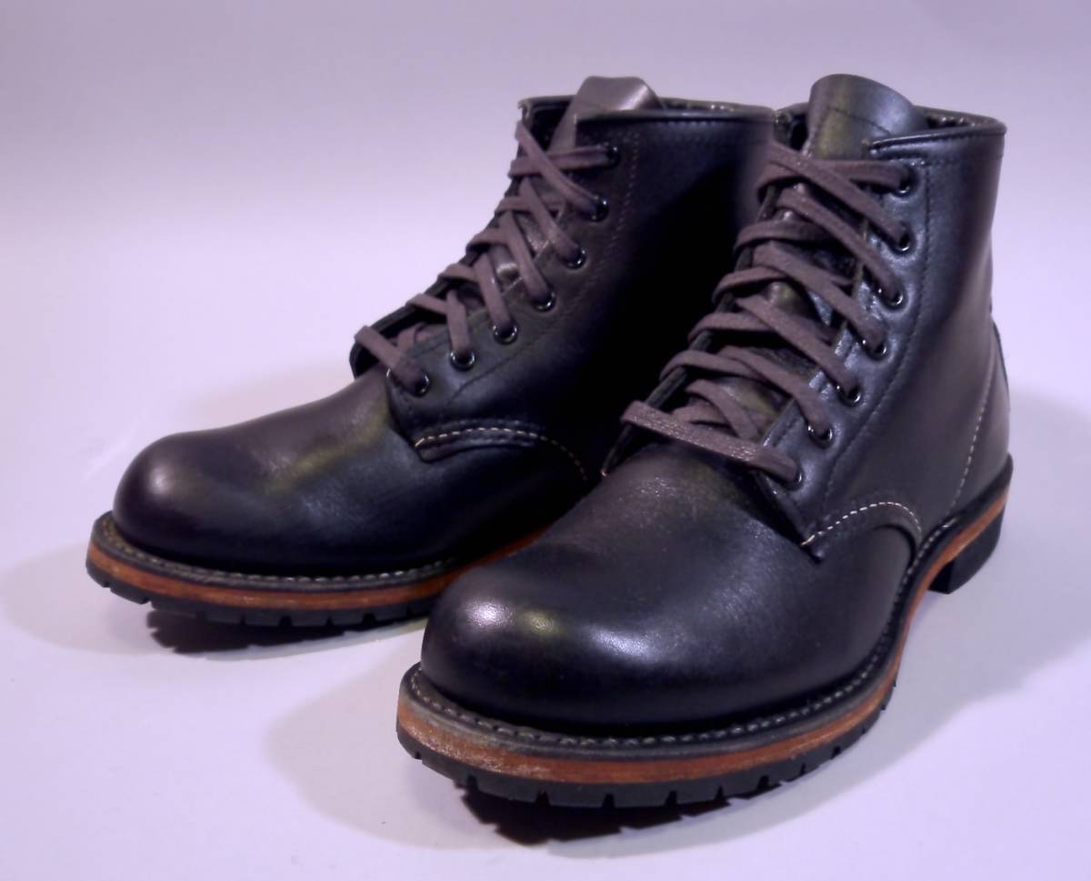 極上革質 Redwing 9014 Beckman ベックマン 6d 人気カラーblack ブラック 1度試着程度のみ 新品に近い極美品 レッドウィング の落札情報詳細 ヤフオク落札価格情報 オークフリー スマートフォン版