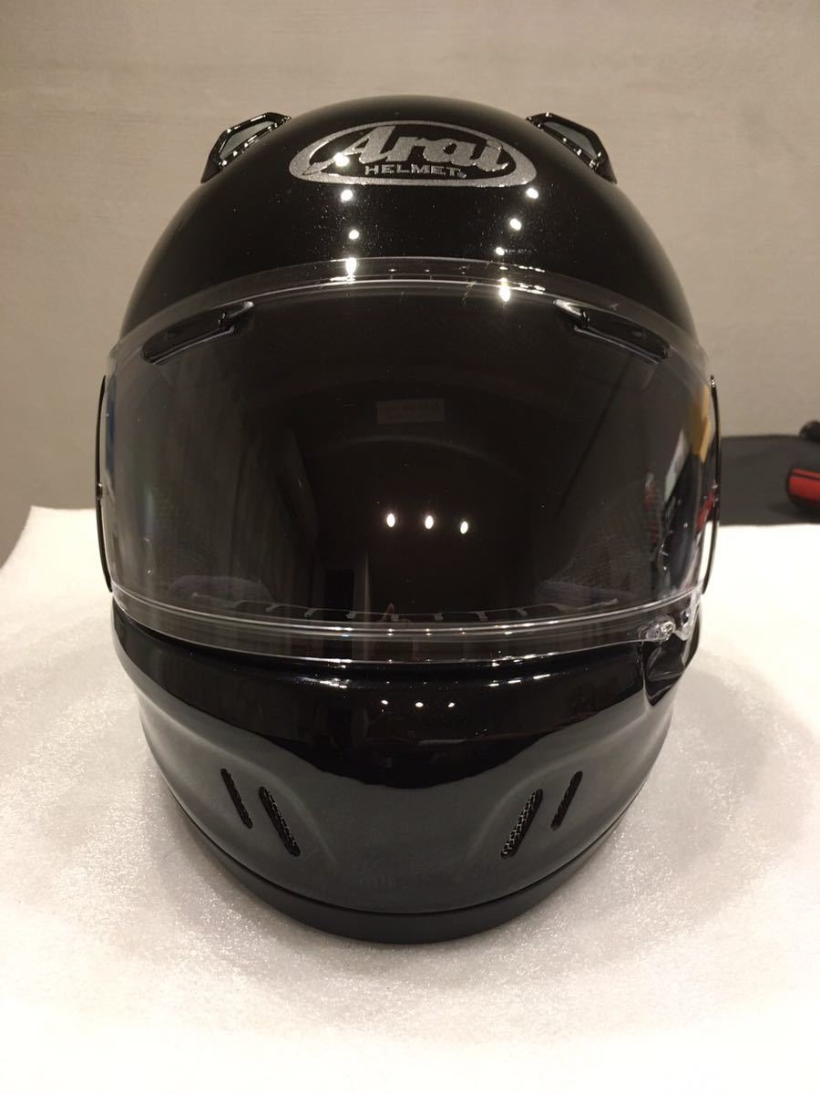 2018年製】【美品】Arai アライヘルメット XD グラスブラック サイズXL