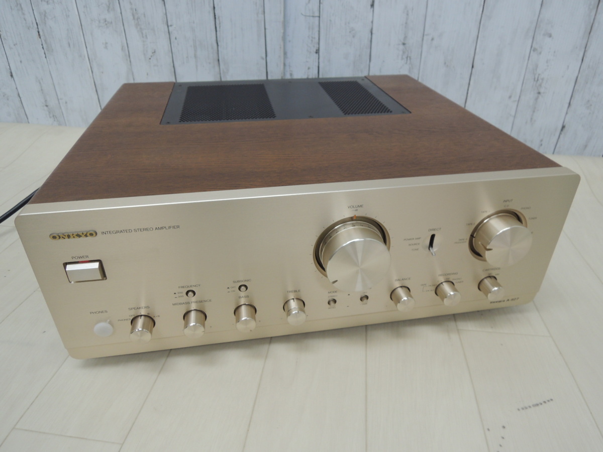 最大84％オフ！ONKYO プリメインアンプ A-9000R(S) オーディオアンプ ...