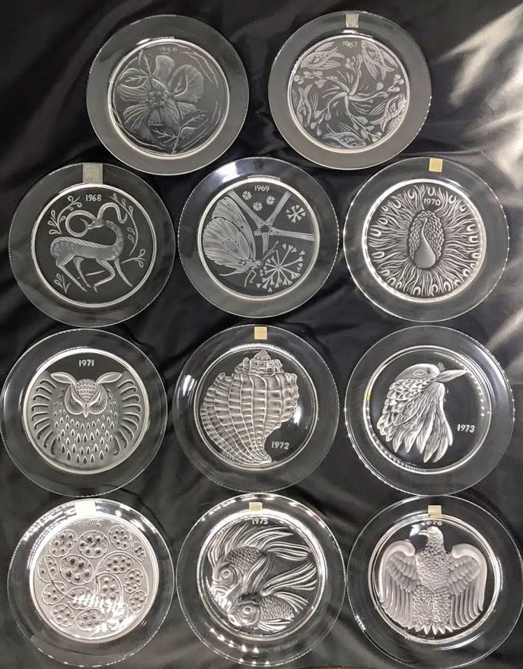 希少！ ラリック Lalique 1975  イヤープレート 希少！ ラリック Lalique 1975 イヤープレート - メルカリ