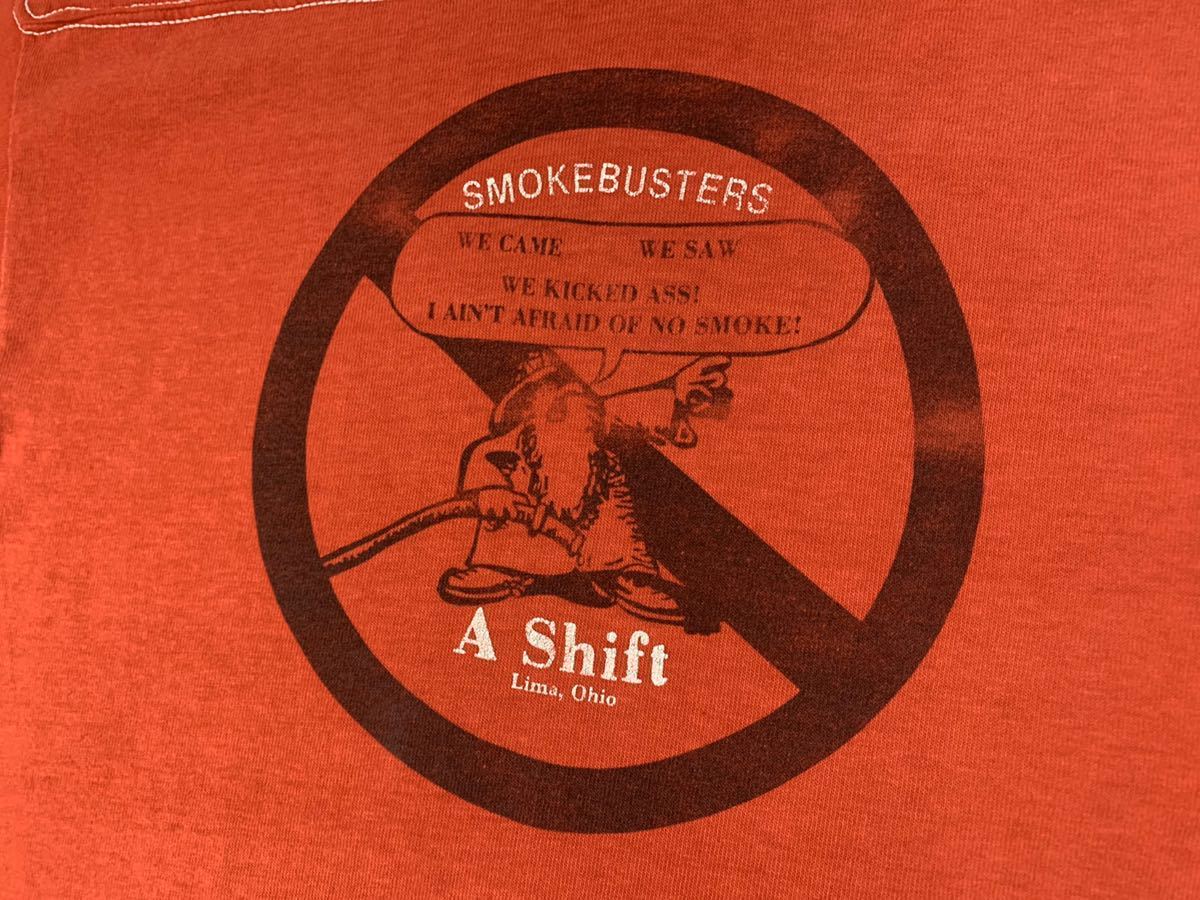 ビンテージ 80s アメコミ プリント Tシャツ ロバートクラム ミスターナチュラル ゴーストバスターズ パロディ 赤m 検索用 50s 60s 70s の落札情報詳細 ヤフオク落札価格情報 オークフリー スマートフォン版