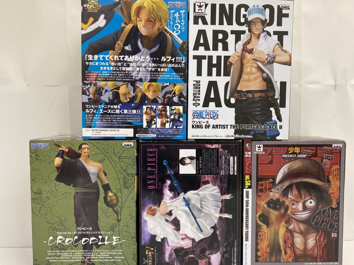 Kt772 同梱不可 ワンピース One Piece 未開封フィギュア 5点セット ルフィ ナミ エース サボ クロコダイルなど の落札情報詳細 ヤフオク落札価格情報 オークフリー スマートフォン版