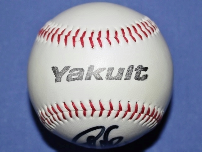 希少 ヤクルトスワローズ 長嶋一茂 直筆サインボール 3 NPB