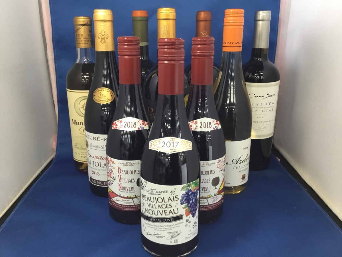 新品 お酒詰め合わせ10本セット Beaujolais Nouveau 17 18 他 ボジョレーヌーボー 他 果実酒 赤ワイン 白ワイン の落札情報詳細 ヤフオク落札価格情報 オークフリー スマートフォン版
