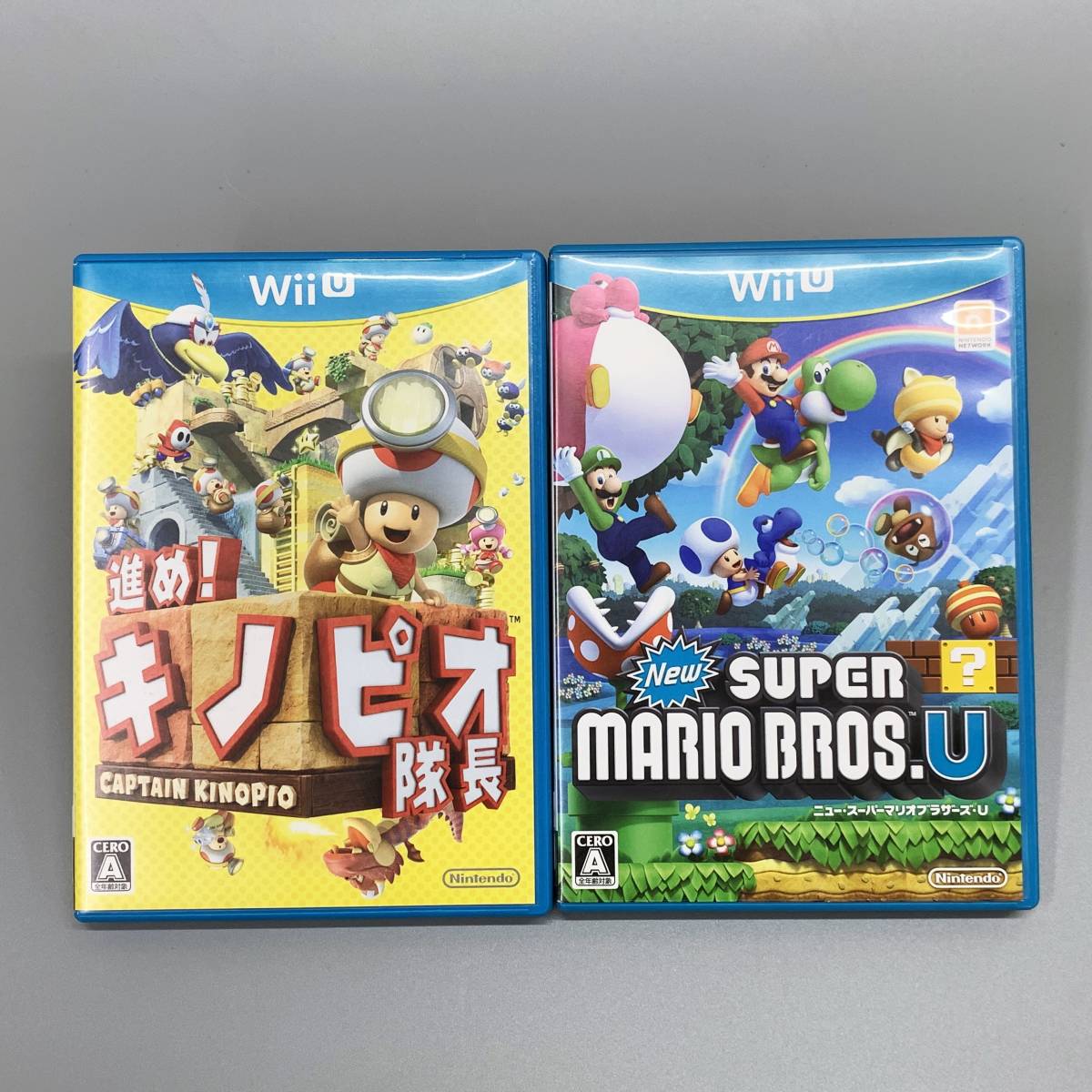 WiiU ソフト New スーパーマリオ ブラザーズ.U / 進め！ キノピオ隊長
