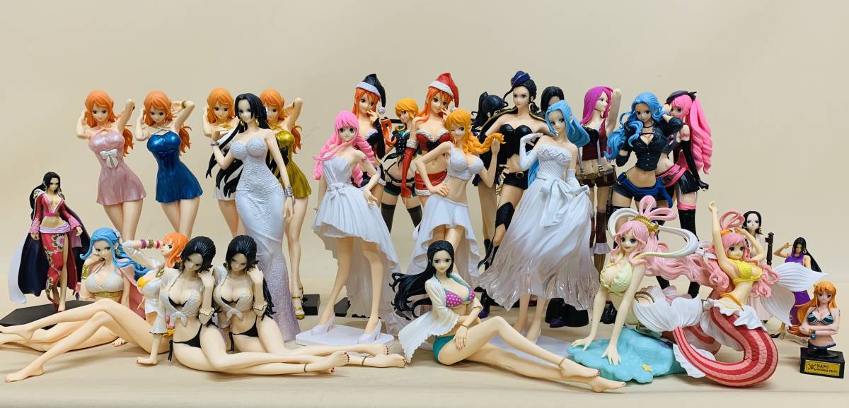ジャンク 【1円スタート】【女性キャラまとめて28体セット】ワンピース