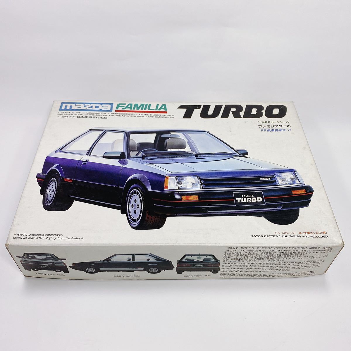 NITTO 1/24FFカーシリーズ 未組立 未開封 マツダ ファミリア ターボ