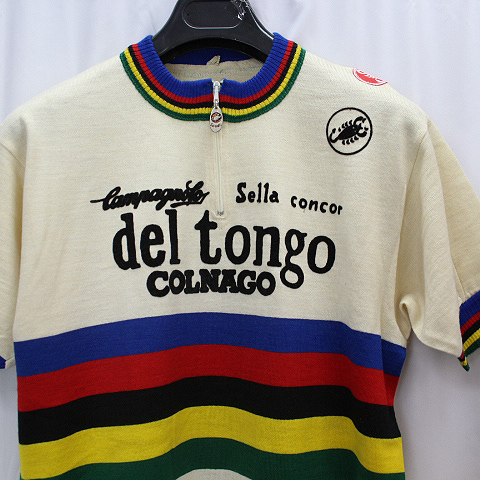 イタリア製カステリ castelli 70'sビンテージ！半袖サイクルジャージ