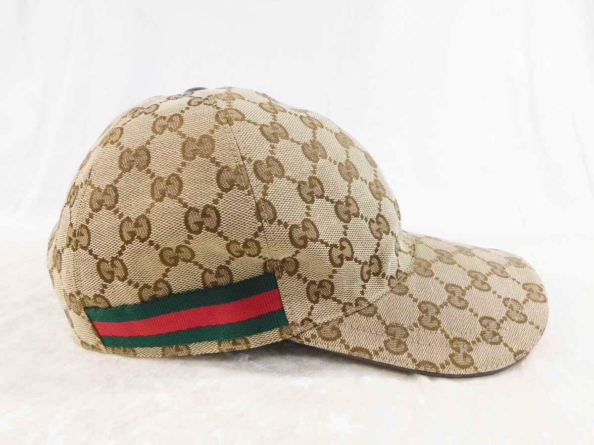 中古 美品 GUCCI グッチ ベースボールキャップ XLサイズ 200035 GGキャンバス シェリーライン 帽子 ベージュ h_b の落札情報詳細| ヤフオク落札価格情報 オークフリー・スマートフォン版 中古 美品 GUCCI グッチ ベースボールキャップ XLサイズ 200035 GGキャンバス シェリーライン 帽子 ベージュ h_b の落札情報詳細| ヤフオク落札価格情報 オークフリー・スマートフォン版