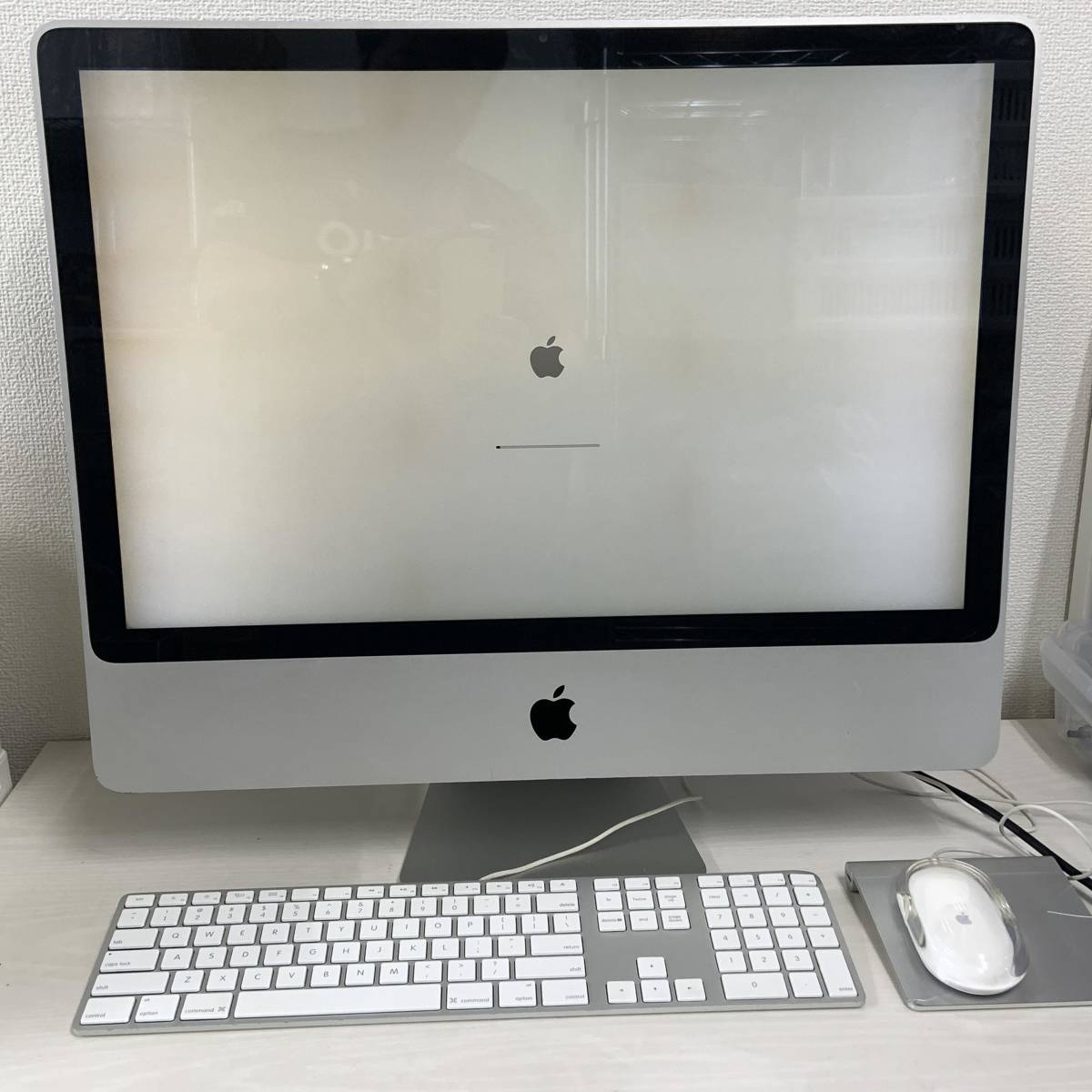 ★Mac★デスクトップ★ iMac 2007 4Gメモリ純正キーボードマウス★ ◇◇通電確認のみ/apple アップル/iMac 2007/A1115/Mac OS X 10.10.3