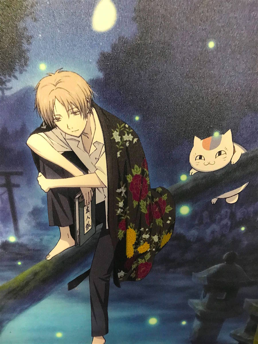 アニメ「夏目友人帳」展 オリジナルキャンバスパネル 夏目貴志