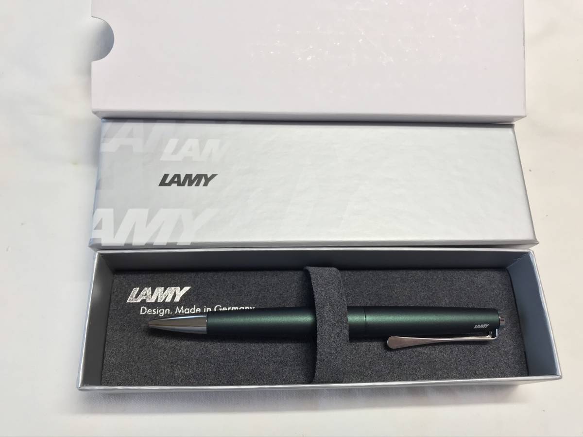 限定品☆ LAMY ラミー ボールペン ステュディオ レーシンググリーンの