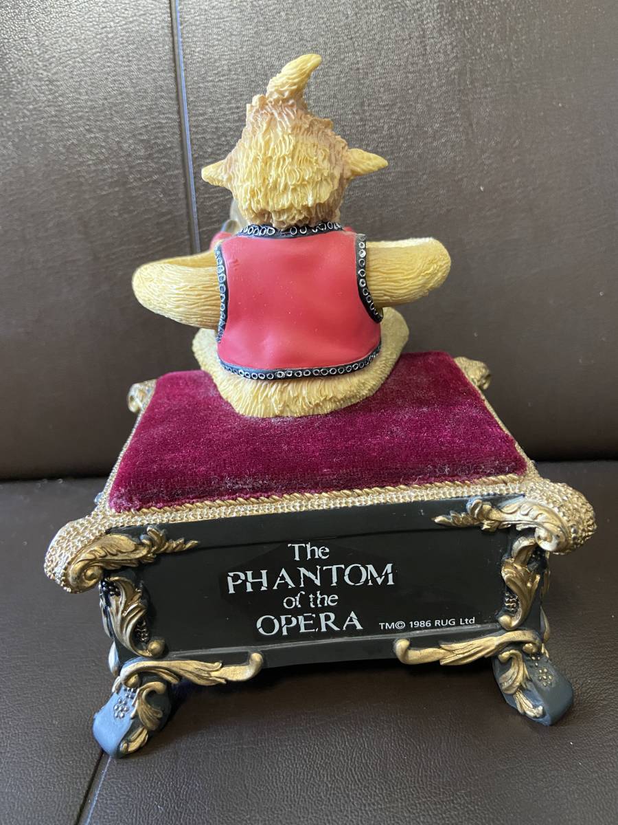 オペラ座の怪人 猿のフィギュアオルゴール 1986年製 Y199 オルゴール