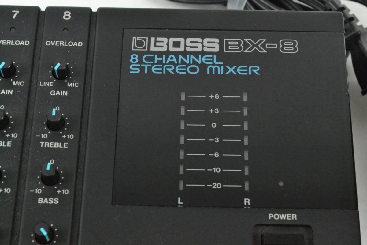 BOSS BX-8 8ch ステレオミキサー 純正アダプターあり 【公式通販】