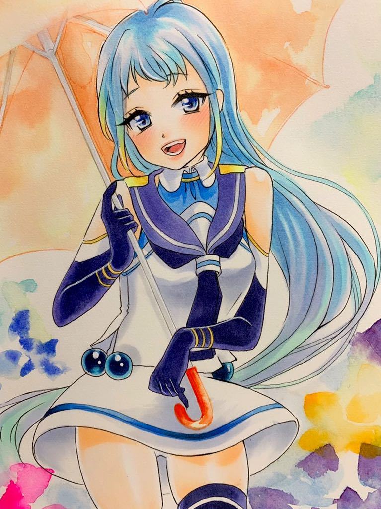 新品 艦これ 五月雨 A5 同人手描きイラスト の落札情報詳細 ヤフオク落札価格情報 オークフリー スマートフォン版