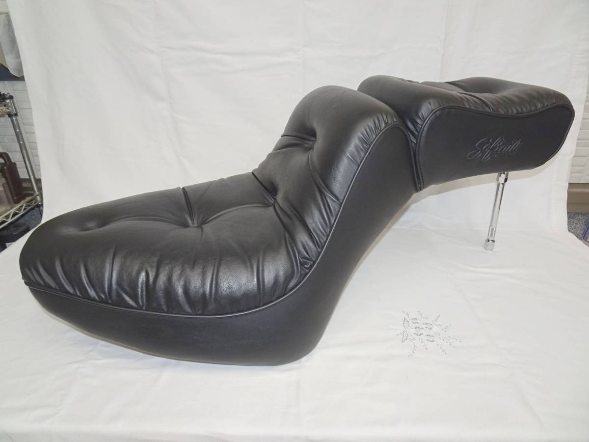 ハーレーFXSTCシート 美品》FXSTCエボ（98年式）純正シート ハーレー