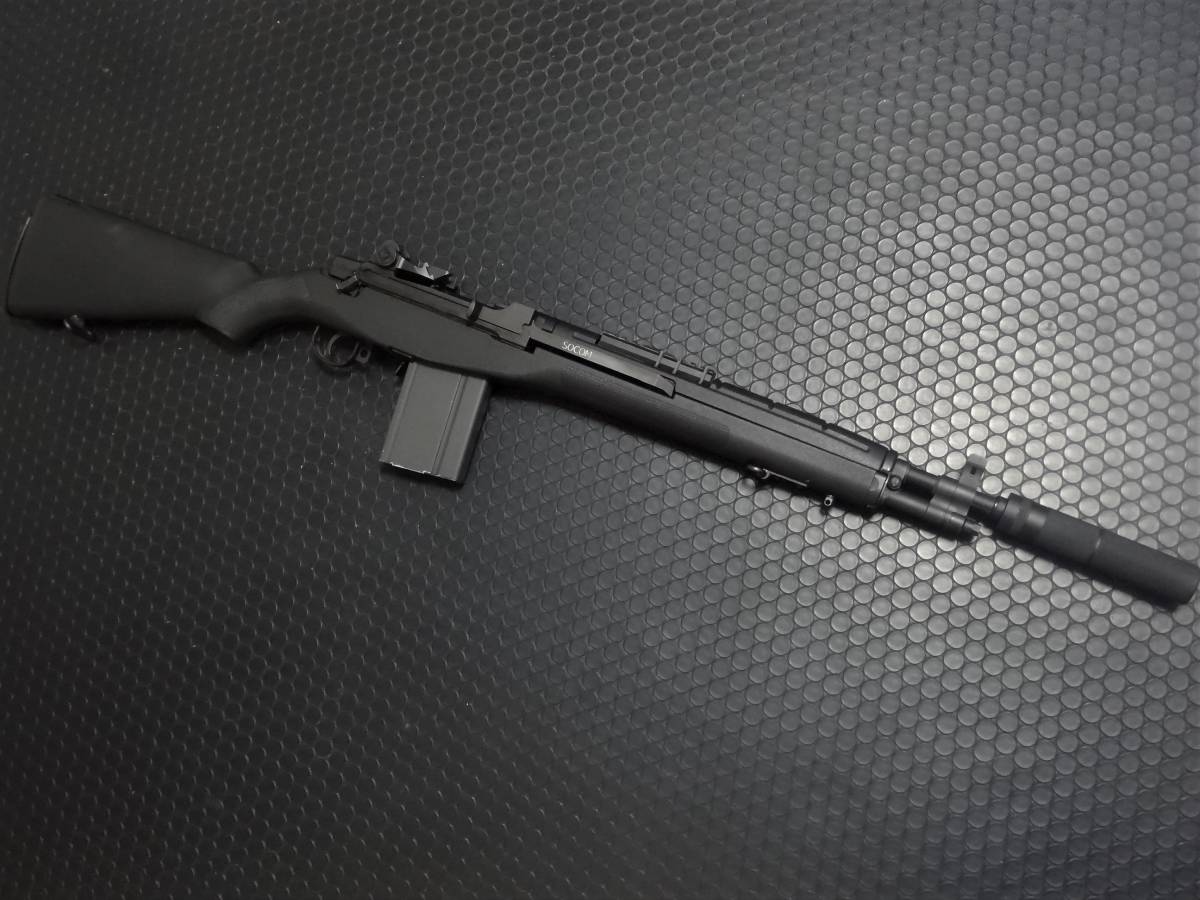 マルイ M14 SOCOM スペアマガジン サイレンサー バッテリー 充電器付属