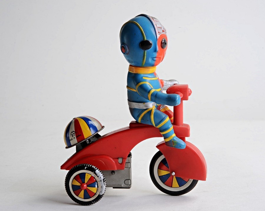 ブランド品専門の キカイダー三輪車‼️ソフビ‼️❗️、三輪車希少‼️ブリキ屋 特撮