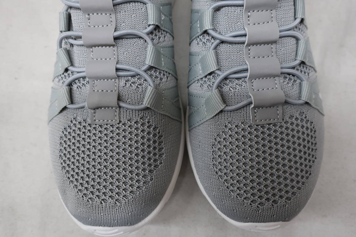 送800円 未着用品 Moz モズ スリッポン スニーカー 靴 シューズ ゴムひも ニット グレー 22 5 の落札情報詳細 ヤフオク落札価格情報 オークフリー スマートフォン版