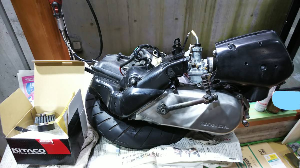 ◇ ライブディオ ZX AF35 エンジン DAYTONA 72cc キャブ付 ハイギア
