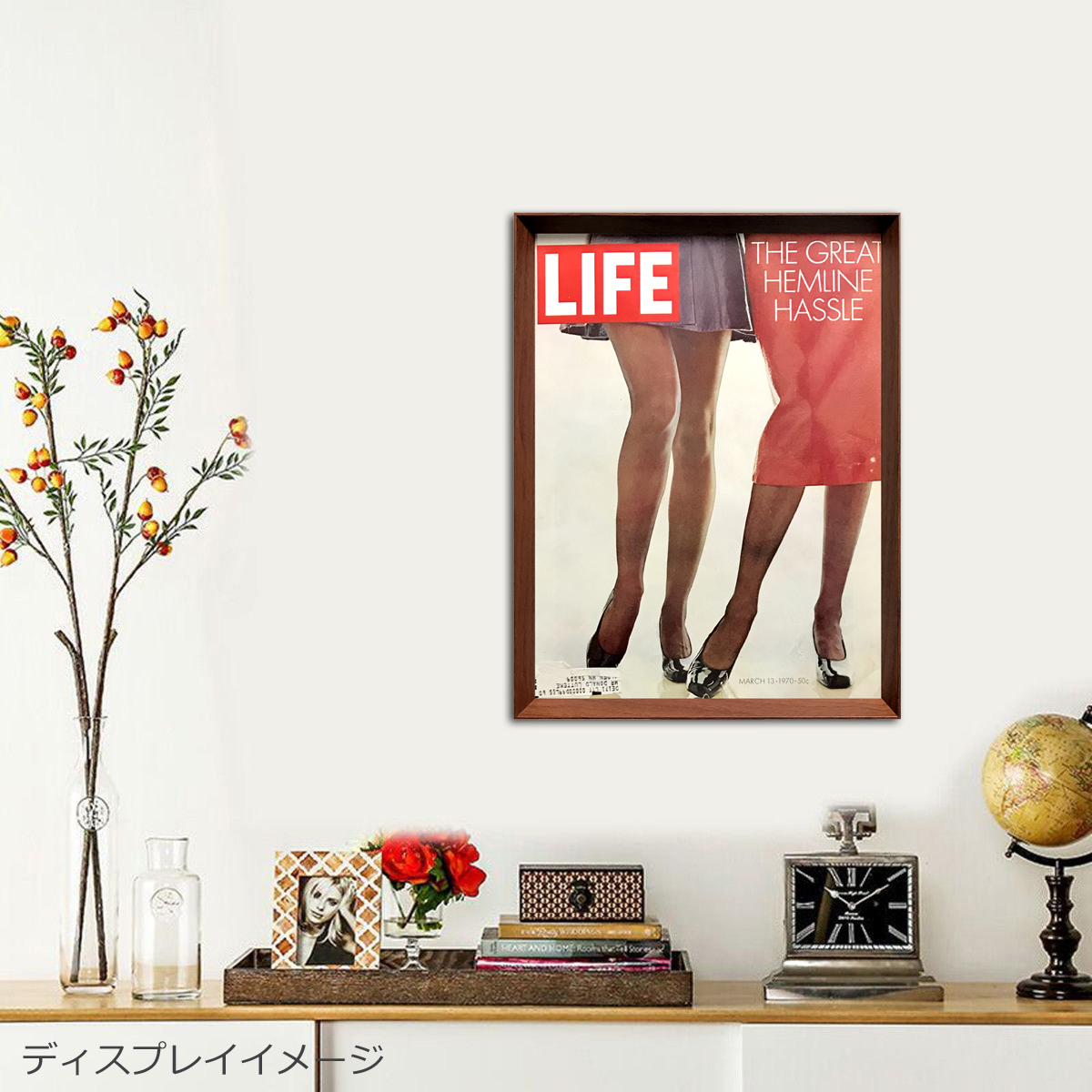 アメリカ1970年代ポスター額装付き