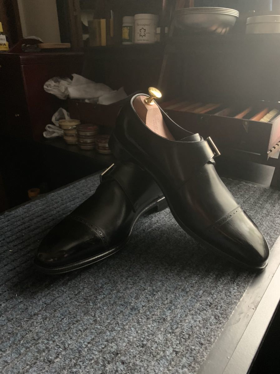 シェットランドフォックスシングルモンクストラップアバディーン5．5