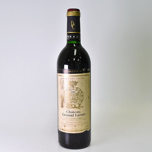 シャトーグリュオラローズ 1986 赤ワイン 未開栓 CORDIER CHATEAU GRUAUD LAROSE 1977年（シャトー