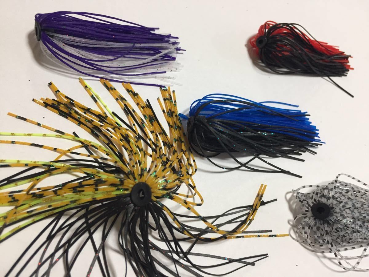 新品 シリコン ラバースカート チューブ付き 5個セット スピナーベイト ラバージグ バズベイト バスフィッシング の落札情報詳細 ヤフオク落札価格情報 オークフリー スマートフォン版