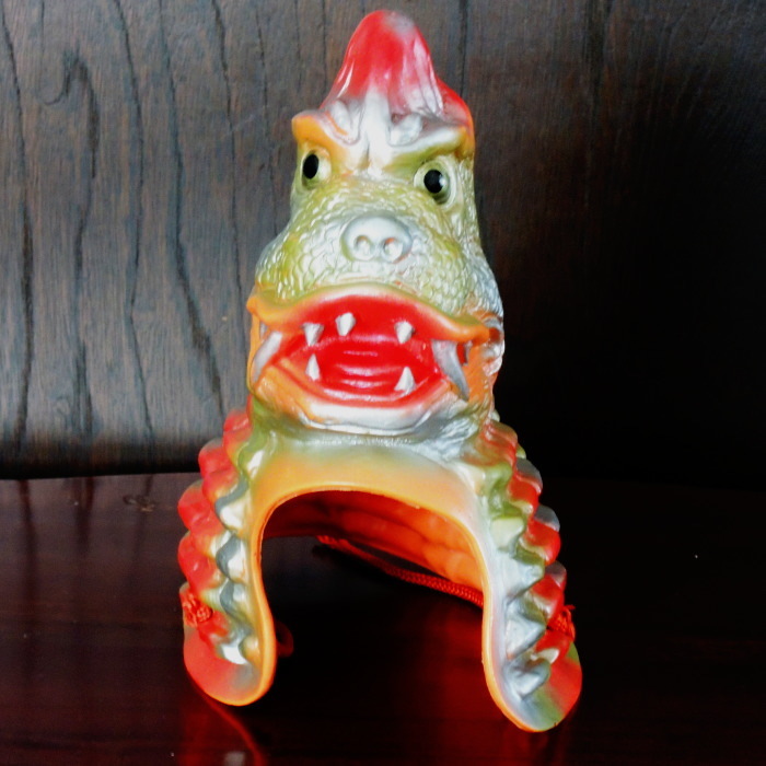怪獣ヘルメット レッドキング　ヨネザワ　ソフビ 怪獣ヘルメット レッドキング ヨネザワ ソフビ