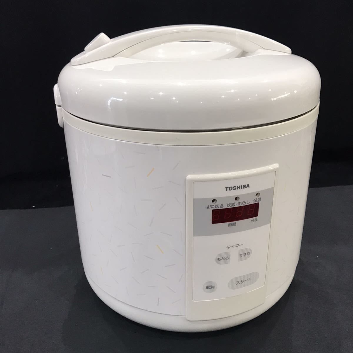 【新品】TOSHIBA 炊飯器 RCK20AM(W) ホワイト　昭和レトロ 新品】TOSHIBA 炊飯器 RCK20AM(W) ホワイト 昭和レトロ