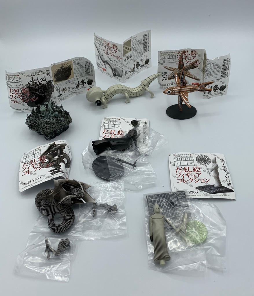 6種 Yujin ユージン だまし絵 フィギュア コレクション でんぐりでんぐり スーパーエッシャー の落札情報詳細 ヤフオク落札価格情報 オークフリー スマートフォン版
