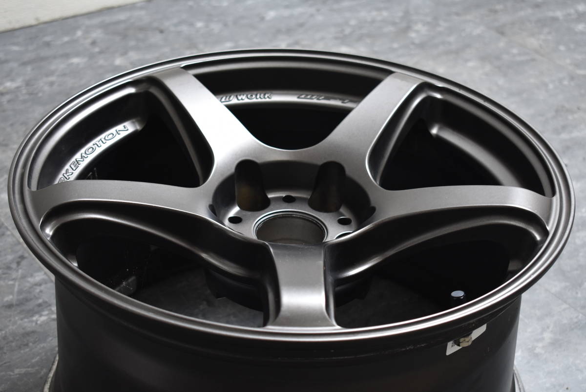 即決品】WORK ワーク エモーション T5R 17in 9J +12 PCD114.3 1本