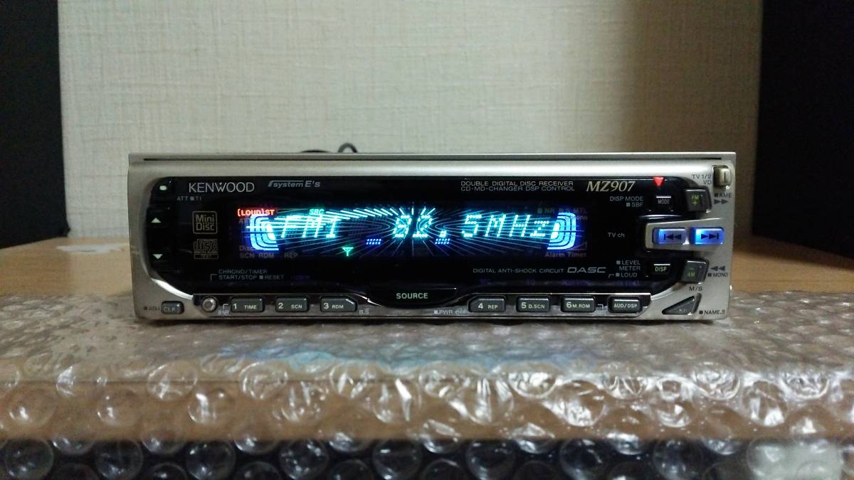 KENWOOD ケンウッド CD/MDデッキ CD/MDプレーヤー オーディオ MZ907
